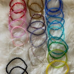 Rainbow Bead Bracelets